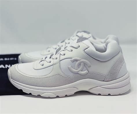 chanel trainers reflective